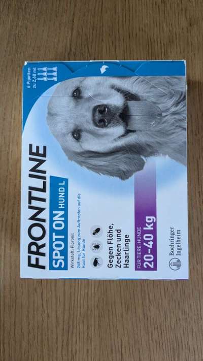Frontline Spot on Hund L, Zeckenschutzmittel-Beitrag-Bild
