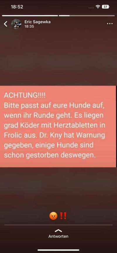 Giftköder-Giftköder mit Herztabletten-Bild