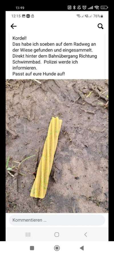 Giftköder-Giftköder in Kordel-Bild