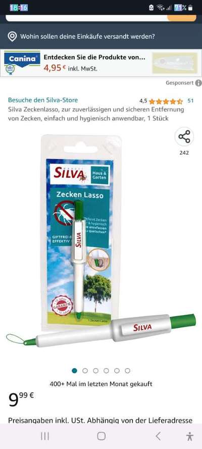 Zecke an der Lefze, wie entfernt ihr sie?-Beitrag-Bild