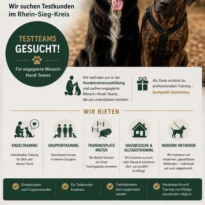 Hundetreffen-Testkunden für Hundetrainerausbildung gesucht-Bild
