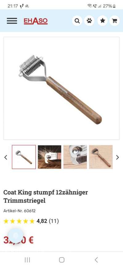 Furminator - Fellpflege beim Welpen-Beitrag-Bild