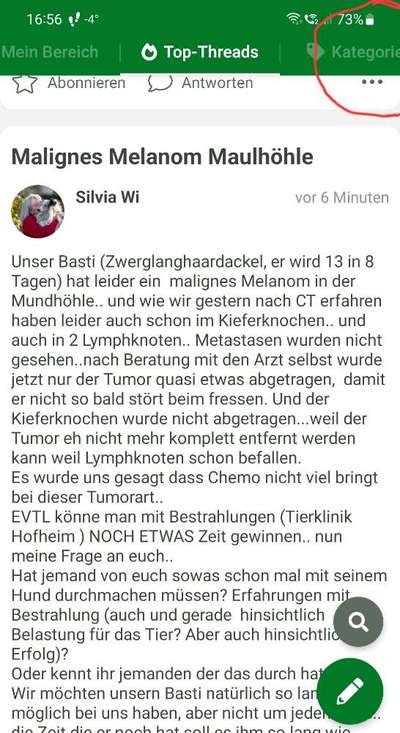 Malignes Melanom Maulhöhle-Beitrag-Bild