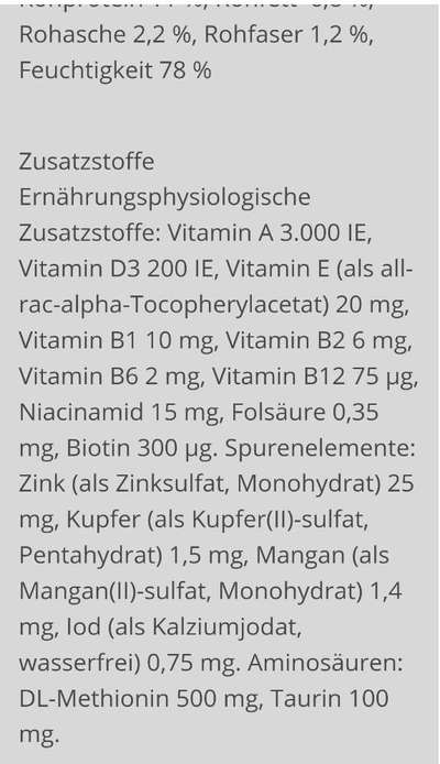 Hochwertiges / Bedarfsgerechtes Nassfutter (ohne Barfen), welches nur?-Beitrag-Bild