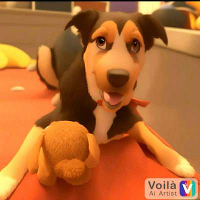 Fotochallenge 124 - Dein Comic-Hund-Beitrag-Bild