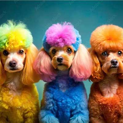 aktuelles Foto Gruppe Pudel