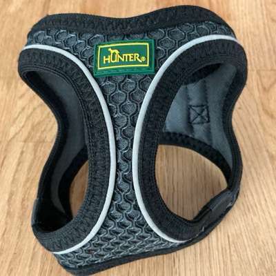 HUNTER Hundegeschirr Hilo Mesh schwarz/ grau reflektierend-Beitrag-Bild