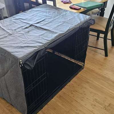 Verkaufe große Hunde Metalldrahtbox-Beitrag-Bild