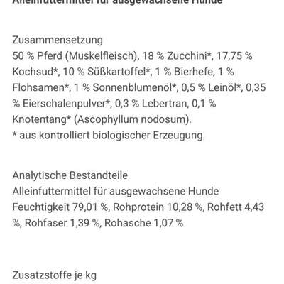 Hochwertiges / Bedarfsgerechtes Nassfutter (ohne Barfen), welches nur?-Beitrag-Bild