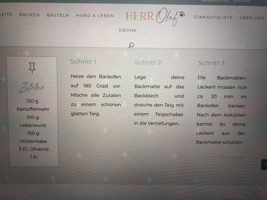 Heute gibt es.....der "ich mach die Leckerlis-Selber-Thread"-Beitrag-Bild