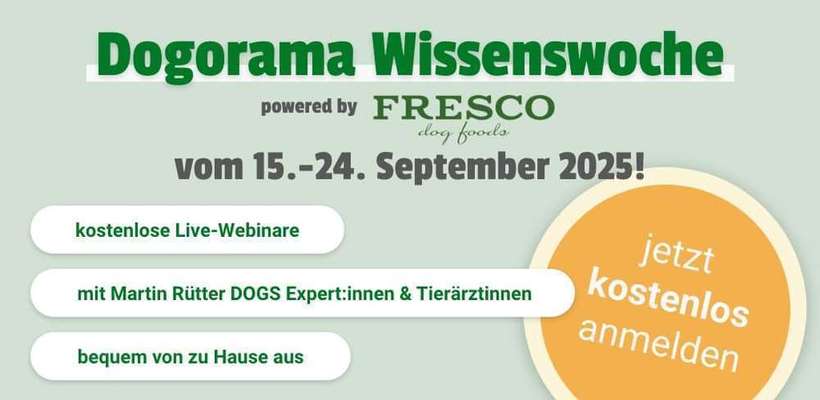 Presse-Dogorama Wissenswoche 2025: Wissen für ein besseres Miteinander von Mensch und Hund -Bild