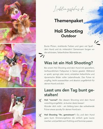 %{de_profession_title}-Holi Outdoor Shooting-Bild