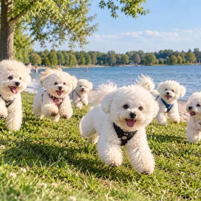 Hundetreffen-Bichon Frisé Treffen-Bild
