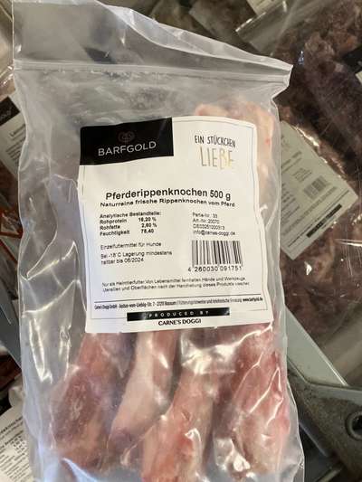 %{de_profession_title}-Pferderippenknochen, 500g-Bild