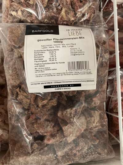 %{de_profession_title}-Gewolfter Pferdeinnereien-Mix, 1kg-Bild