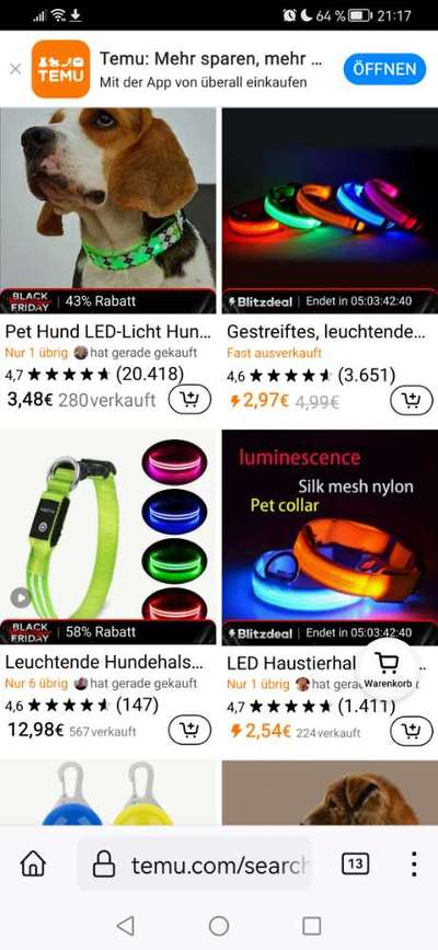 Hundesachen von Temu-Beitrag-Bild