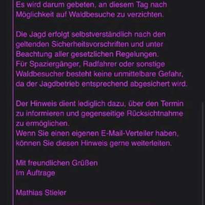 Giftköder-Jagd in derAsse-Bild