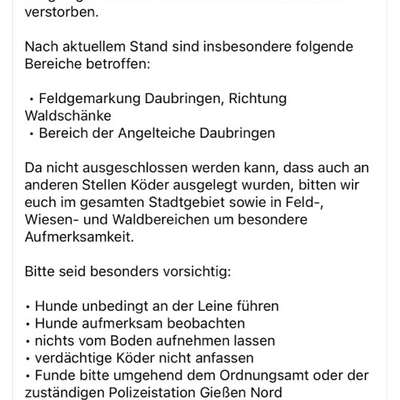 Giftköder-Rattengift Daubringen (mehrere Stellen)-Bild
