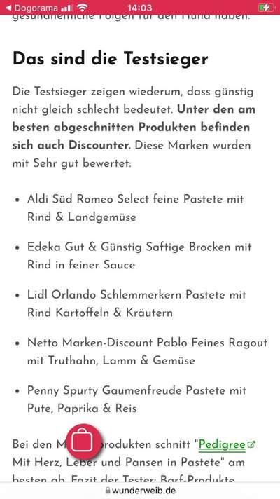 Hunde- & Katzenfutter-Beitrag-Bild