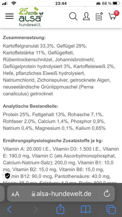 Alsa Nature Trockenfutter-Beitrag-Bild