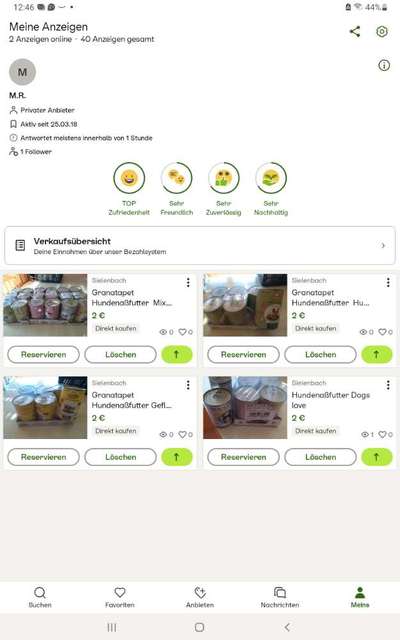 Hundenaßfutter Granatapet und Dogs Love-Beitrag-Bild