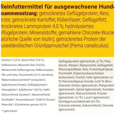 Gutes Trockenfutter mit hohem Fleischanteil-Beitrag-Bild