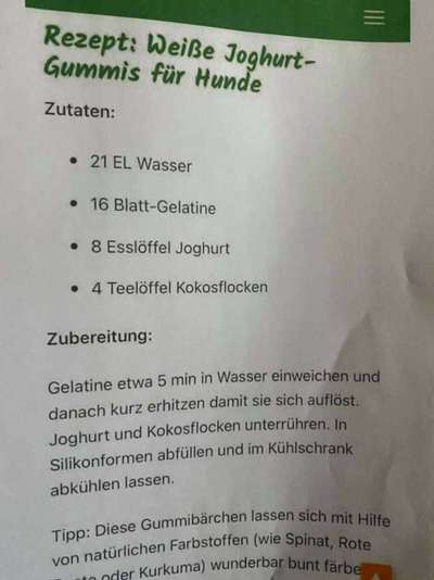 Heute gibt es.....der "ich mach die Leckerlis-Selber-Thread"-Beitrag-Bild