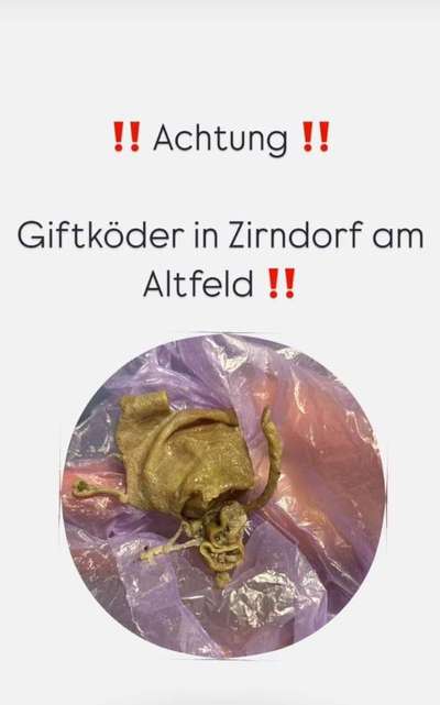 Giftköder-Giftköder am Altfeld-Bild