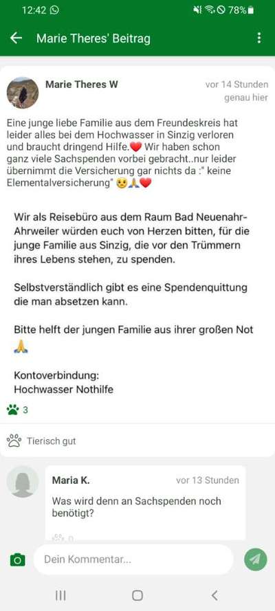 Hilfe für Betroffene der Überschwemmungen-Beitrag-Bild