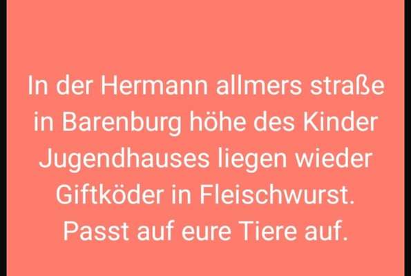 Giftköder-Giftköder in Fleischwurst-Bild