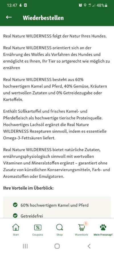 Hochwertiges / Bedarfsgerechtes Nassfutter (ohne Barfen), welches nur?-Beitrag-Bild