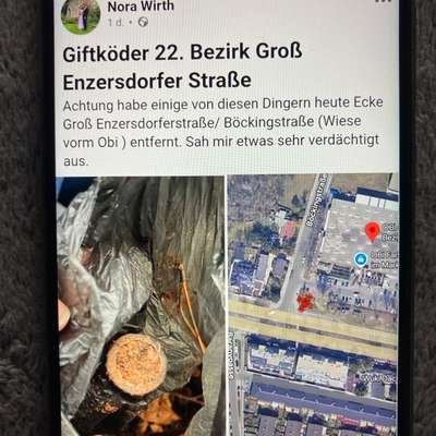Giftköder-Giftköder, Wien 22, Groß-Enzersdorfer St-Bild