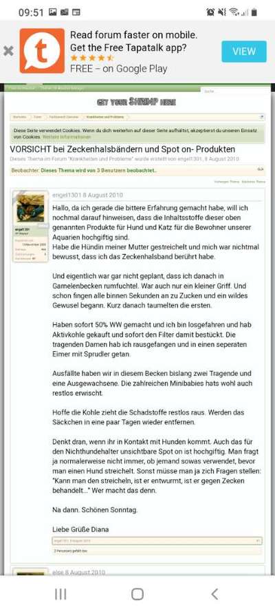 Immer wieder das leidige Thema Zecken-Beitrag-Bild