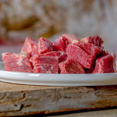 Giftköder-Muskelfleisch Rind durchwachsen-Bild