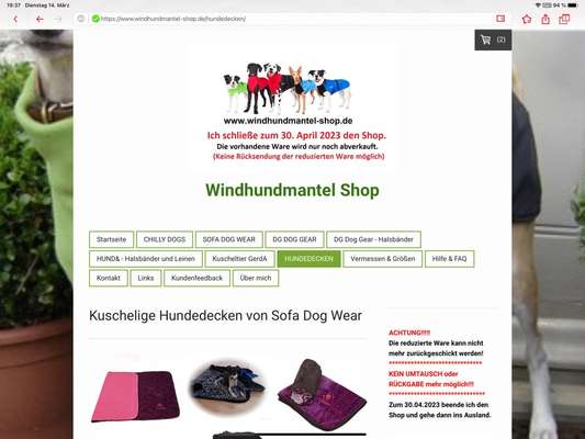 Windhunde - Treffen der besonderen Schönheiten
HERZLICH WILLKOMMEN-Beitrag-Bild