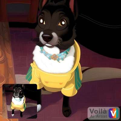 Fotochallenge 124 - Dein Comic-Hund-Beitrag-Bild