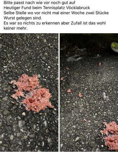 Giftköder-Verdacht auf Giftköder-Bild