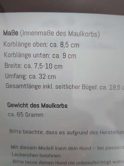 Wie sitzt mein Maulkorb / Maulkorb-Beratung-Beitrag-Bild