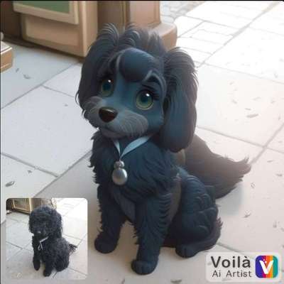 Fotochallenge 124 - Dein Comic-Hund-Beitrag-Bild