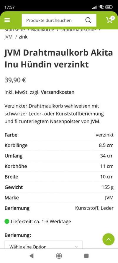 Wie sitzt mein Maulkorb / Maulkorb-Beratung-Beitrag-Bild