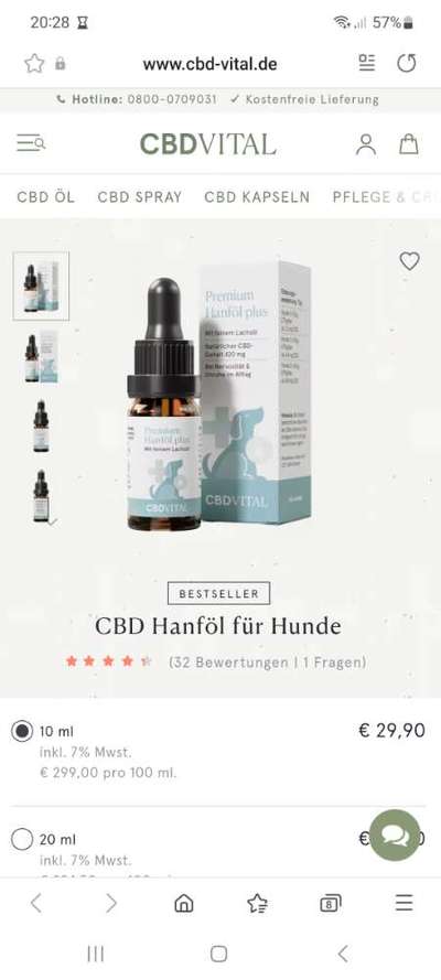 CBD und co Wirkstoff für Hund-Beitrag-Bild