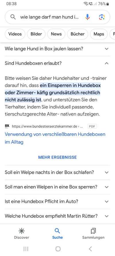 Welpe kotet in Schlafbox...-Beitrag-Bild