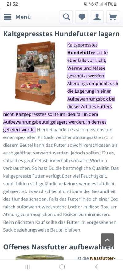 Kaltgepresstes Trockenfutter mit in den Urlaub nehmen-Beitrag-Bild