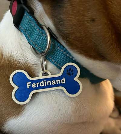 Giftköder-Hundemarke |  personalisiert | Dogtag-Bild