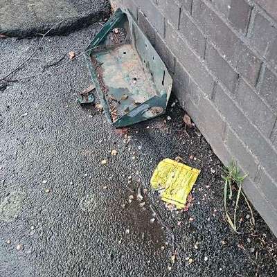 Giftköder-Defekte Rattenköderbox-Bild