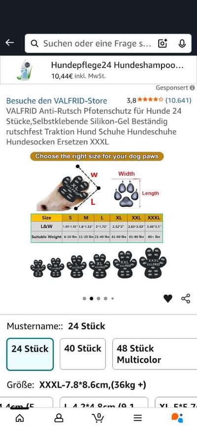 Klebepads für Hundepfoten-Beitrag-Bild