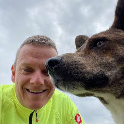 Hundetreffen-Joggen mit Hunden auf Donauinsel-Bild