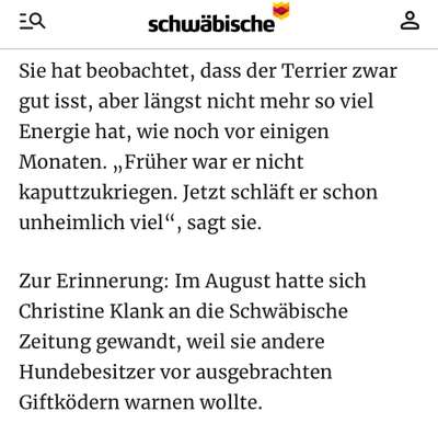 Giftköder-Giftattacke-Bild