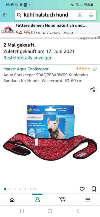 Wie gehen Eure Hunde mit der Wärme um ? Spreche gerade die an die dunkle Hunde haben ..-Beitrag-Bild