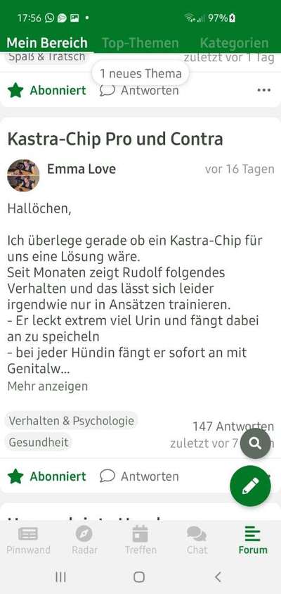 Kastrationschip wirkt nicht?-Beitrag-Bild